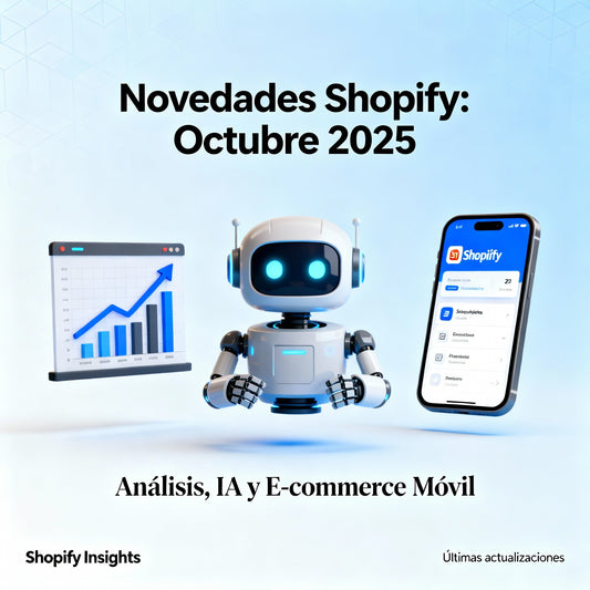 Novedades de Shopify - Octubre 2025: Mejoras en Analytics, IA y Mobile Commerce