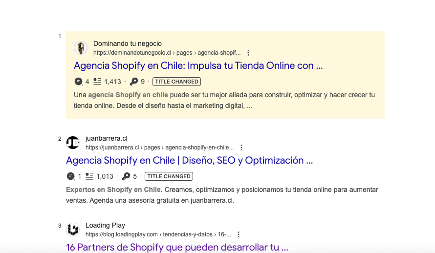 Optimización SEO Shopify